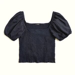 J. Crew black cotton top XS
